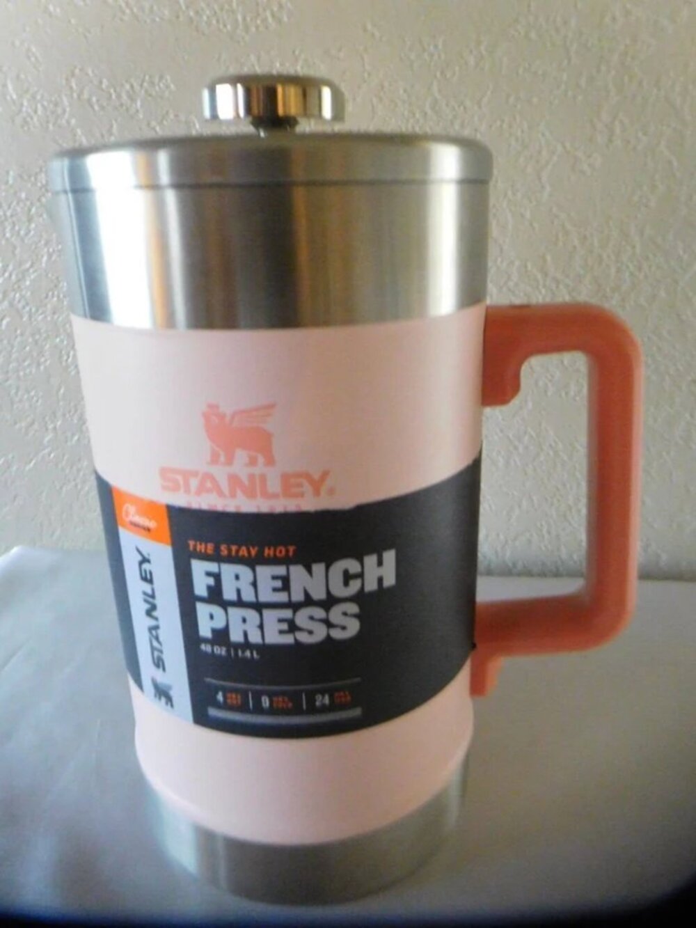 Stanley French Press NWT - Pink 48oz